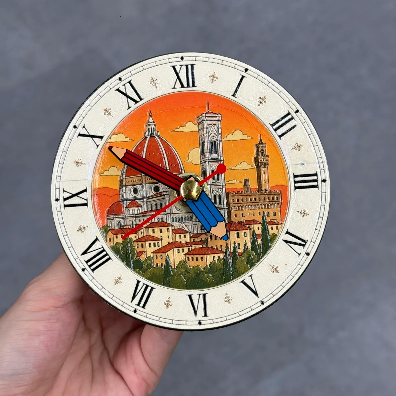 Florence Sunset Clock