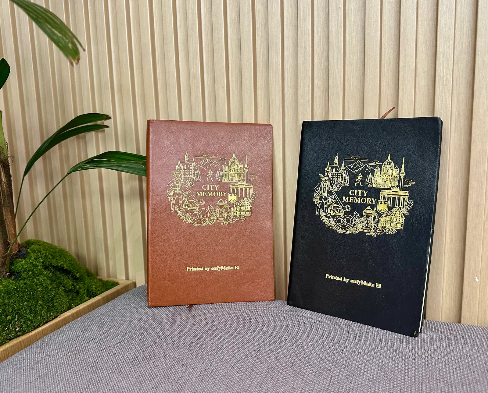 Urban Memory - Gold Foil Notebook