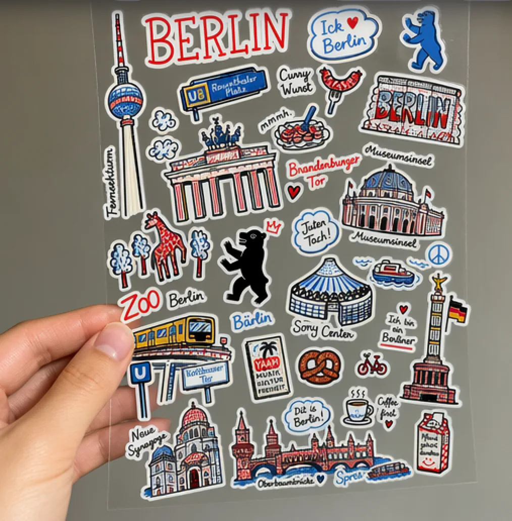 Urban Memory - Berlin Cartoon DTF