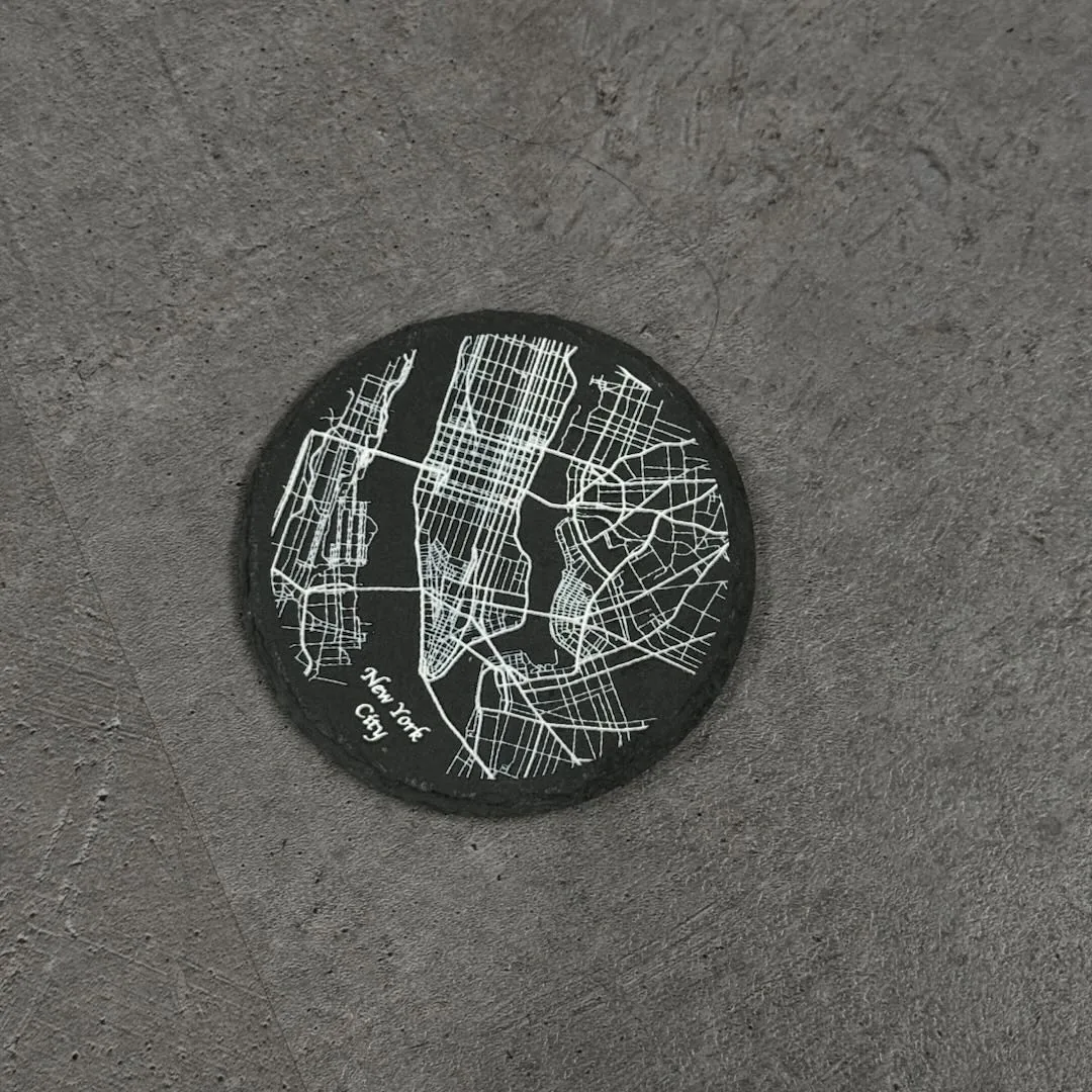 City Memory - New York Map Coaster