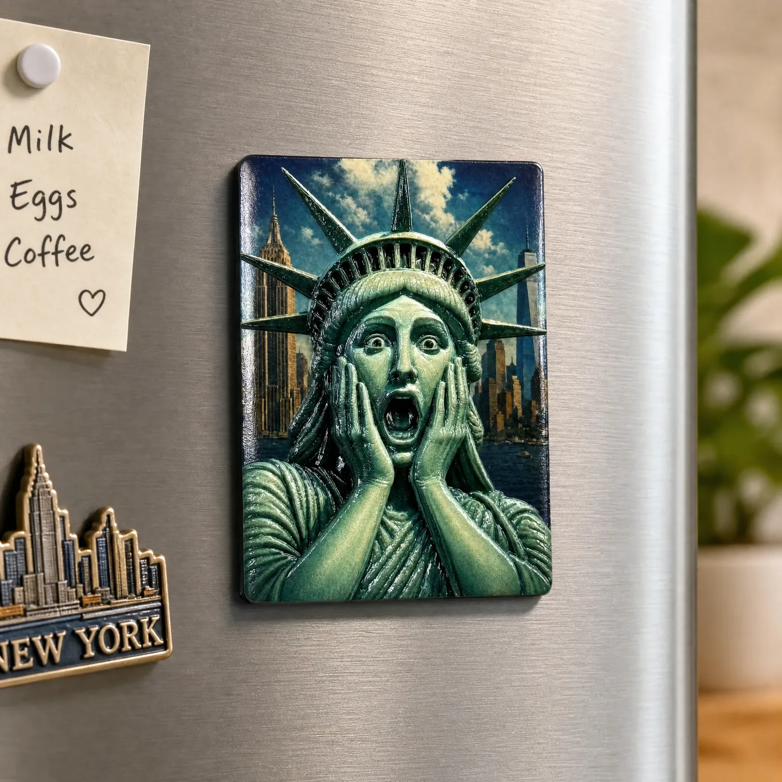 The Surprised Statue of Liberty