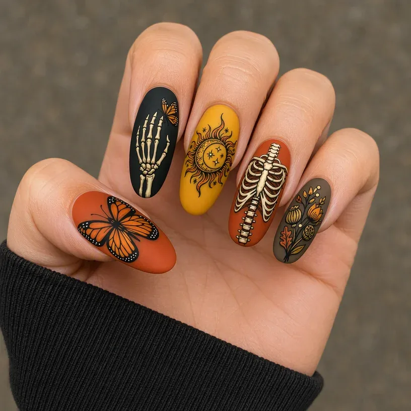 Halloween press-on nails