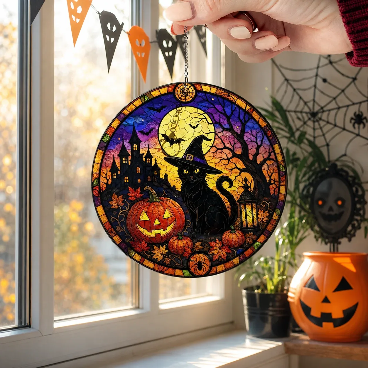Halloween Acrylic Window Decorations