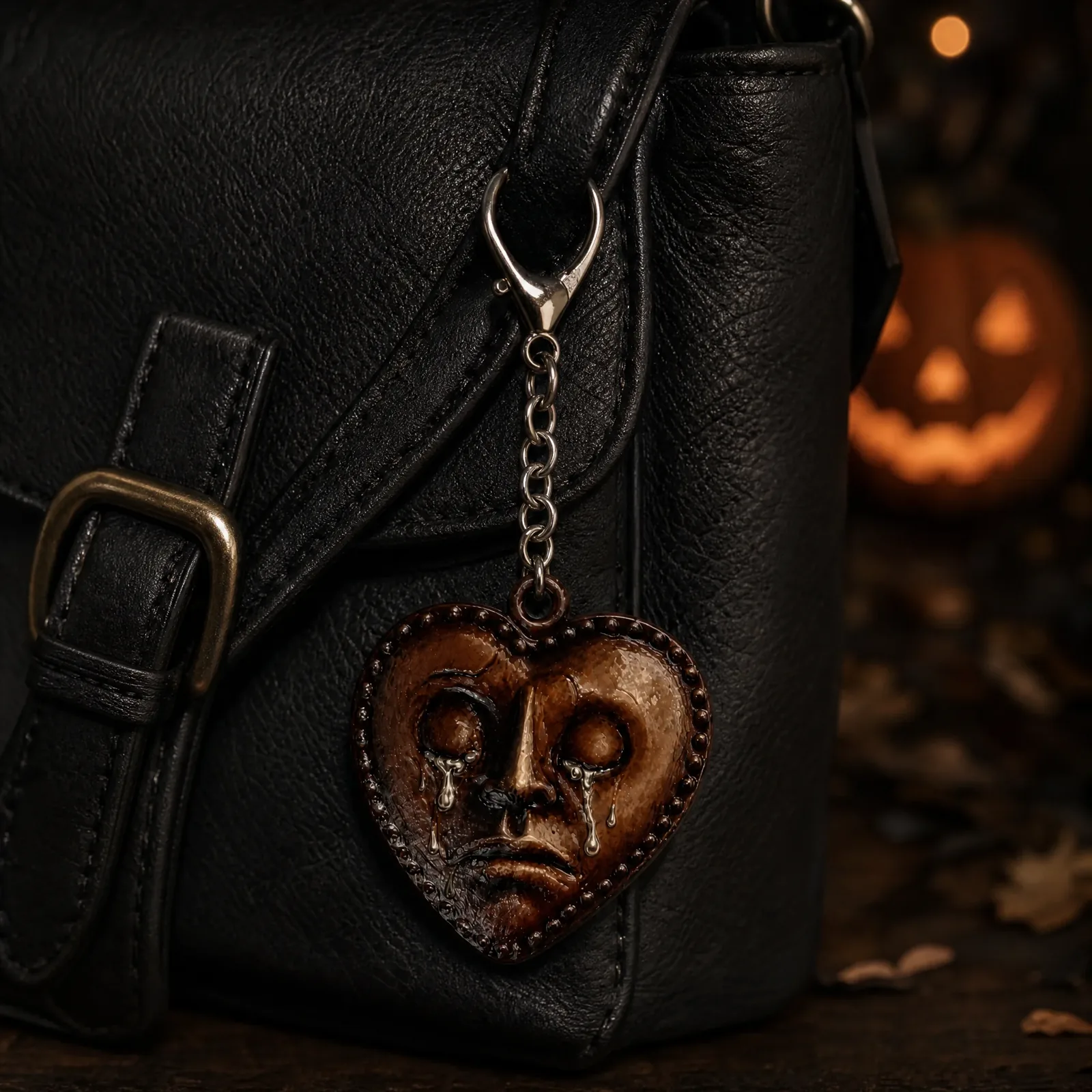 Halloween Pendant - Crying Heart